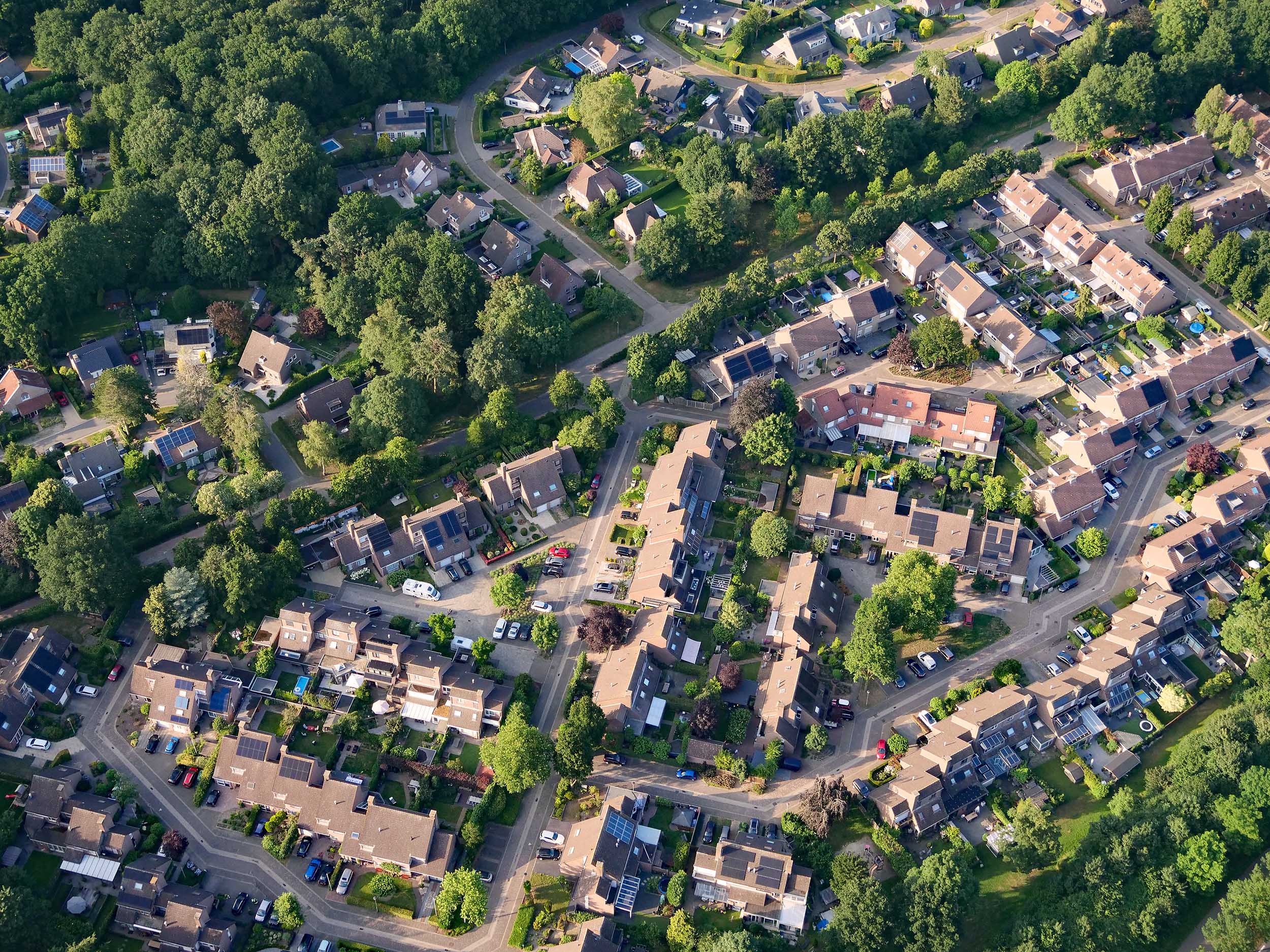 Foto van de woonwijk Brukske