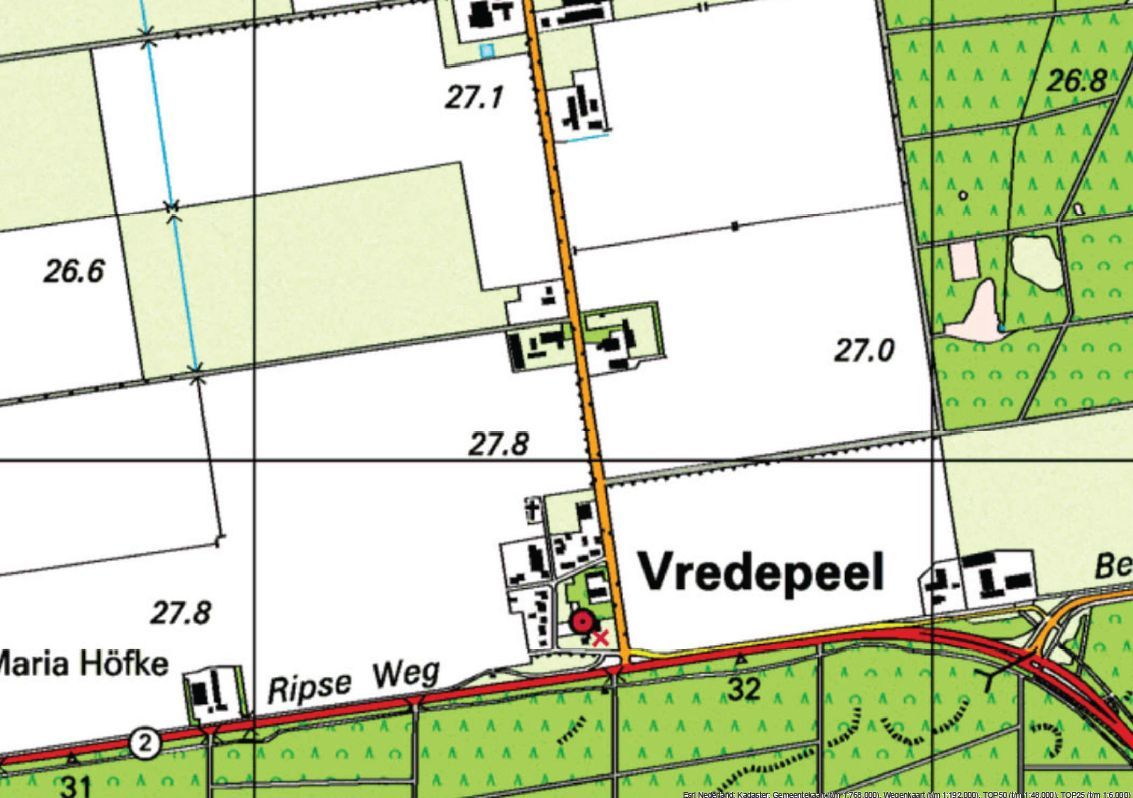 Historische kaart 2000