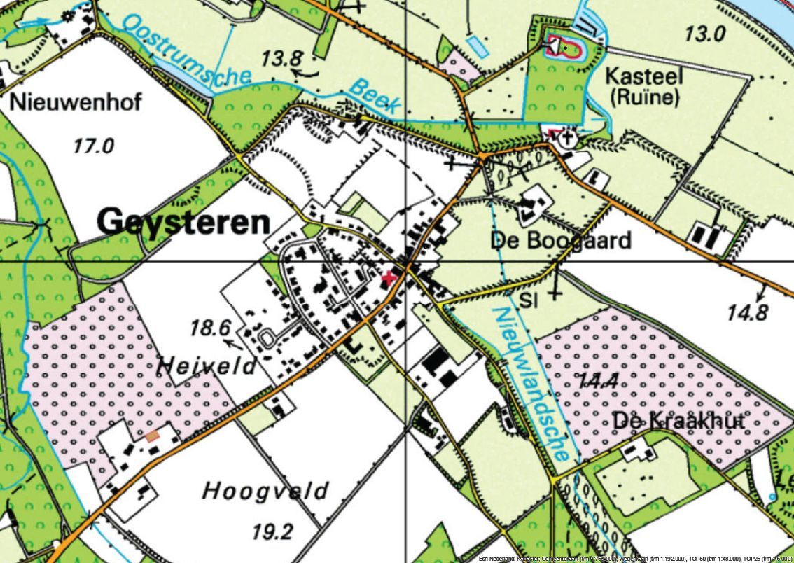 Historische kaart 2000