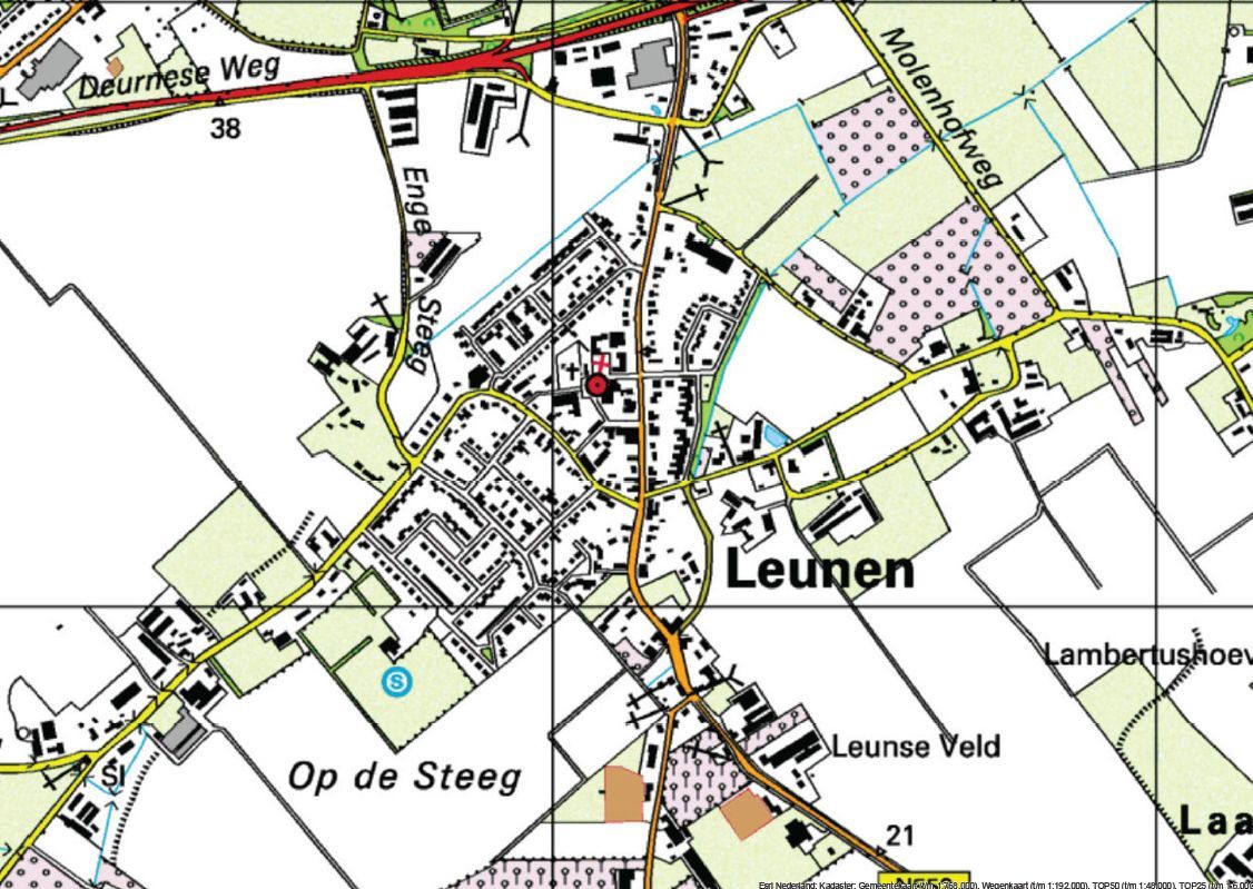 Historische kaart 2000