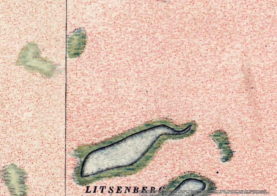 Historische kaart 1900