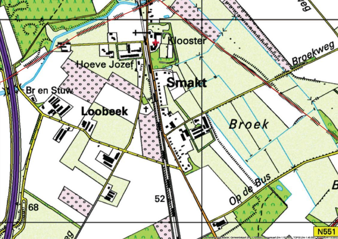 Historische kaart 2000