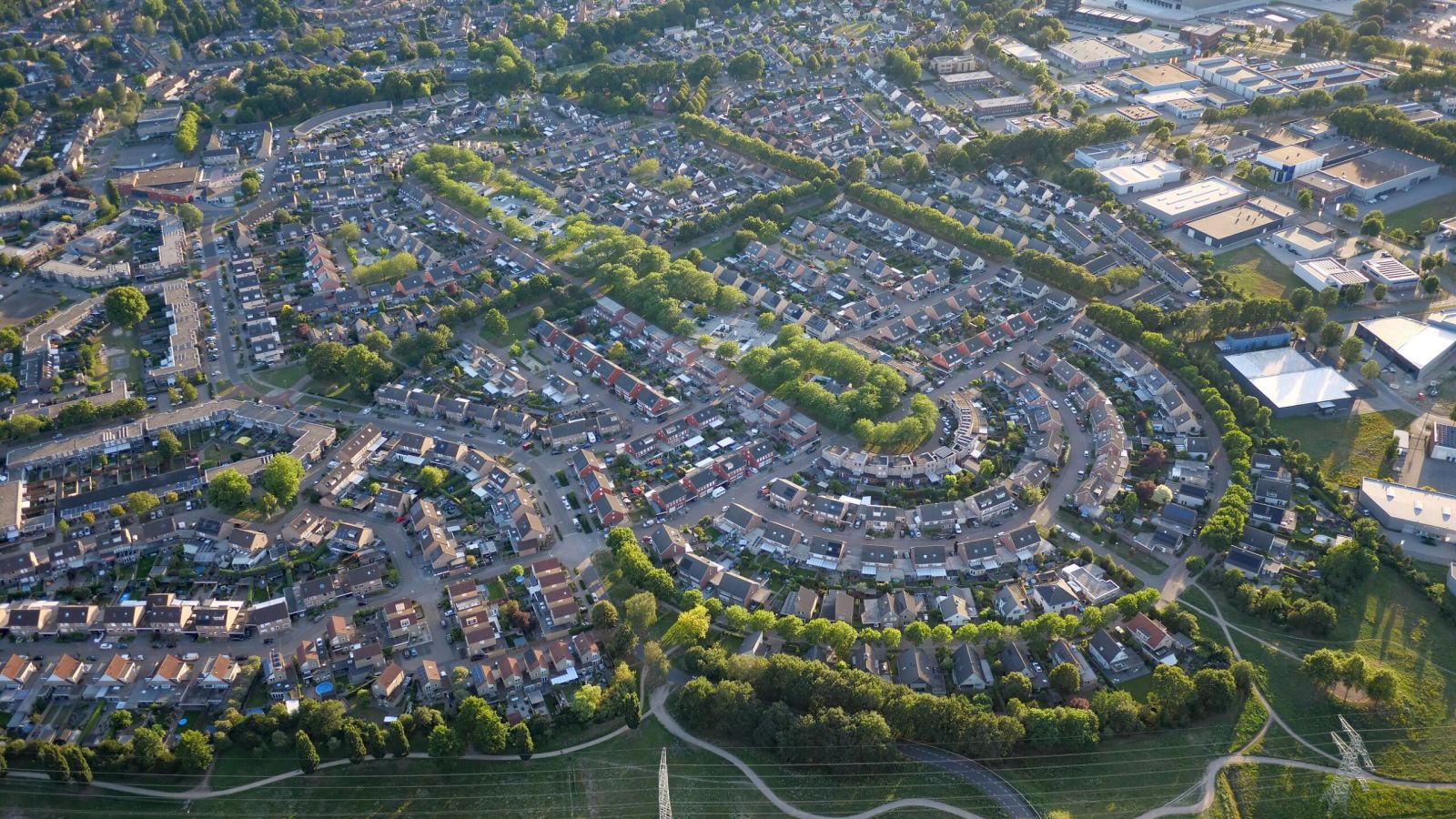 Luchtfoto van Venray