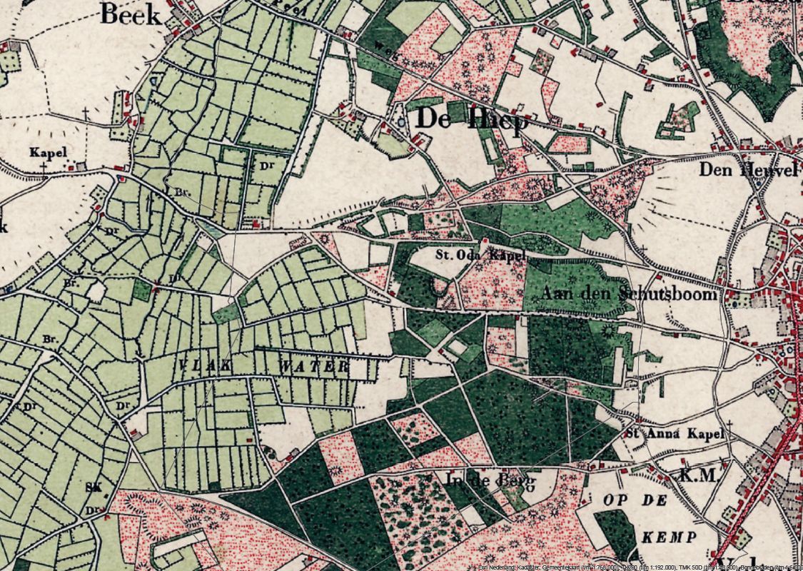 Historische kaart 1900