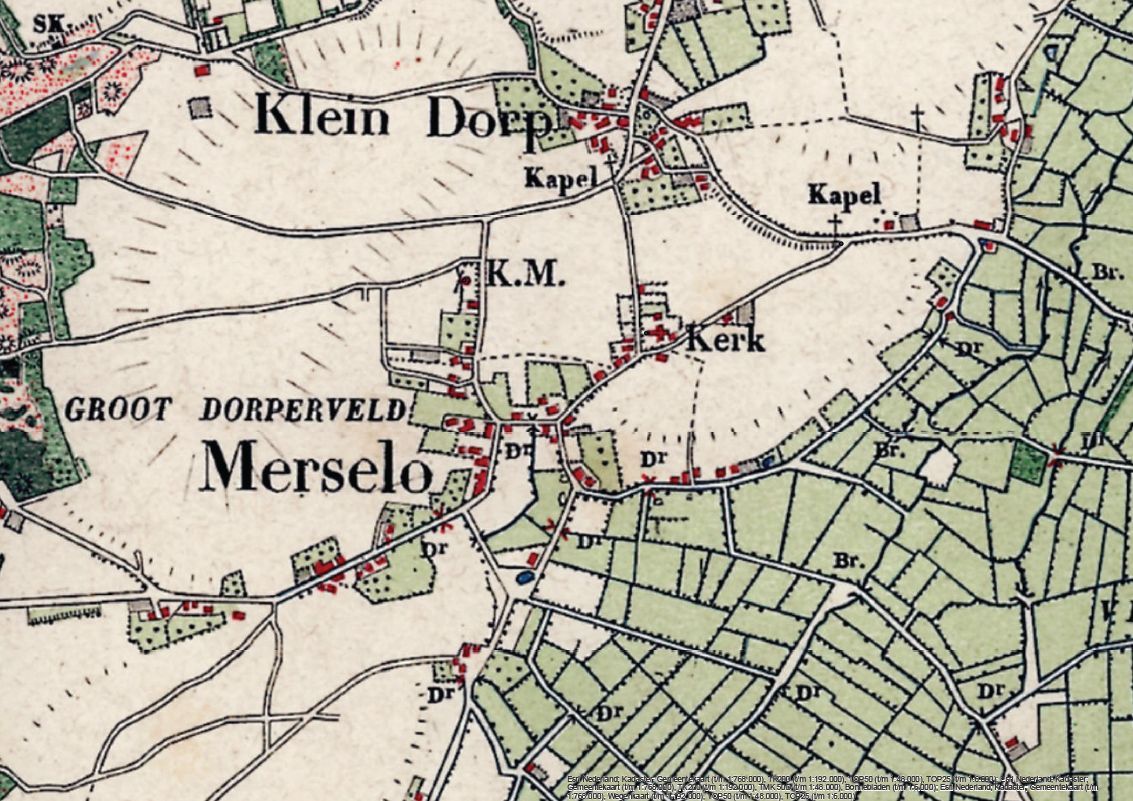 Historische kaart 1900