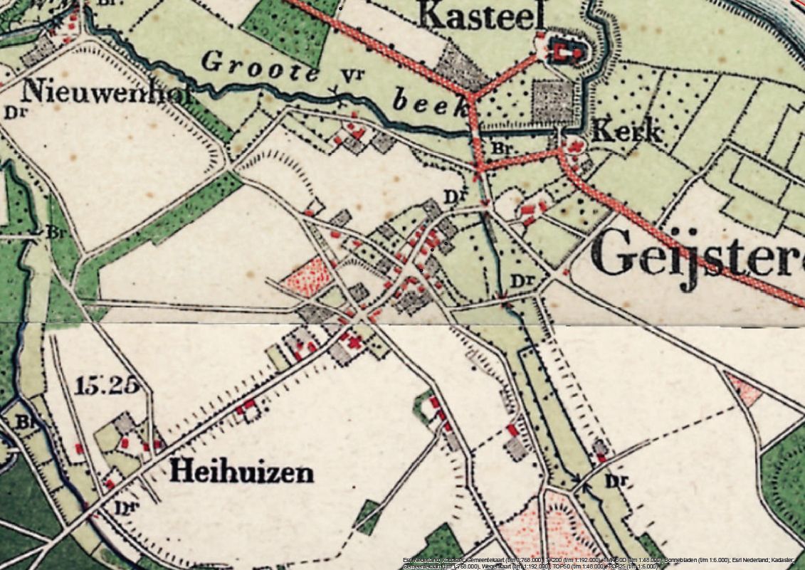 Historische kaart 1900