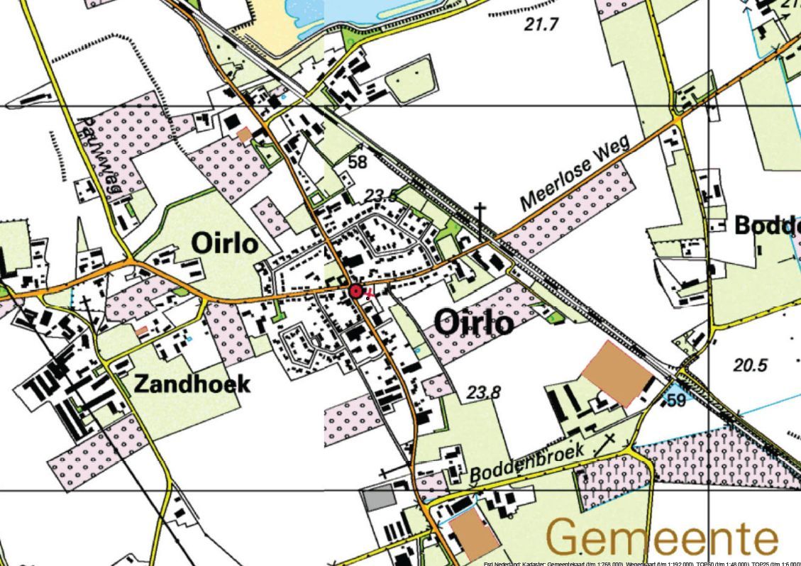 Historische kaart 2000