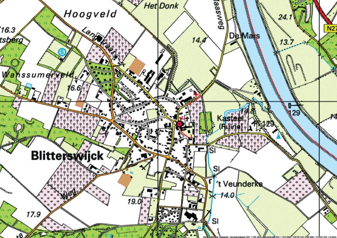 Historische kaart 2000